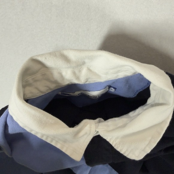 Girlguiding UK Womens Rugby Shirt Size 18 XL Blue Colorblock Long Sleeve RARE - Picture 8 of 10